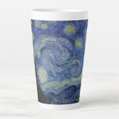 星月夜、油絵、ヴィンセント・ファン・ゴッホ カフェラテマグ (正面)