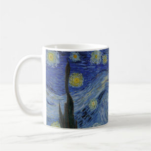 星月夜、油絵、ヴィンセント・ファン・ゴッホ コーヒーマグカップ