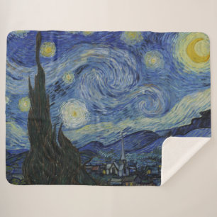 星月夜、油絵、ヴィンセント・ファン・ゴッホ シェルパブランケット
