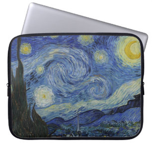 星月夜、油絵、ヴィンセント・ファン・ゴッホ ラップトップスリーブ