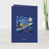 『星月夜』聖ニコラスの聖レミへの到着 カード (裏面)