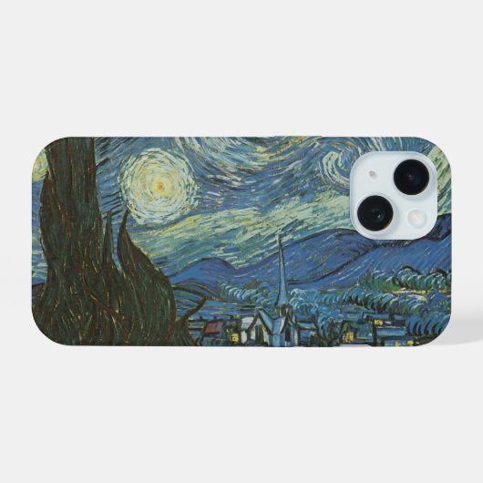 星月夜 iPhone 15ケース (裏面横)