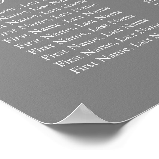 星月天空結婚座図 ポスター (角)