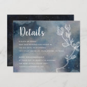 星月明かりのナイトモノグラム結婚ズの詳細 エンクロージャーカード (正面/裏面)