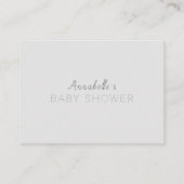 星月&雲グレー予約カードを持ってきてください エンクロージャーカード (裏面)