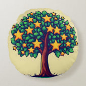 星木枕クッション ラウンドクッション (正面)