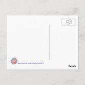 『星条愛国花はがき』 ポストカード (裏面)