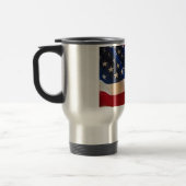 星条旗の古い栄光の米国旗 トラベルマグ (左)