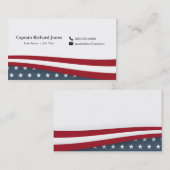 星条旗の名刺 名刺 (正面/裏面)