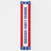 星条旗の懇親会 横断幕 (縦)