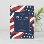 星条旗の独立記念日 招待状 (スタンド正面)