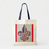 星条旗のLe Fleur Leafのトートバック トートバッグ (正面)