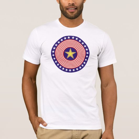 星条旗のTシャツ Tシャツ (正面)