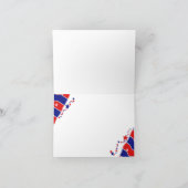 星条旗は感謝していしています サンキューカード (内部)