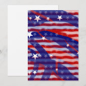 星条旗を祝う 招待状 (正面/裏面)