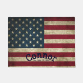 星条旗アメリカ国旗 ドアマット (正面)