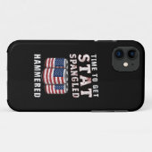 星条旗ハンマードビールタイム Case-Mate iPhoneケース (裏面(横))