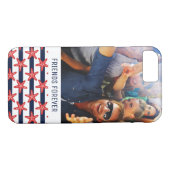 星条旗パターン|あなたの写真及び文字 Case-Mate iPhoneケース (裏面(横))