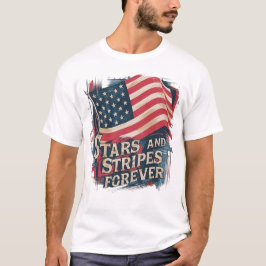 星条旗フォーエバーTシャツ Tシャツ