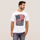 星条旗フォーエバーTシャツ Tシャツ (正面フル)