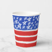 星条旗愛国7月4日 紙コップ (裏面)