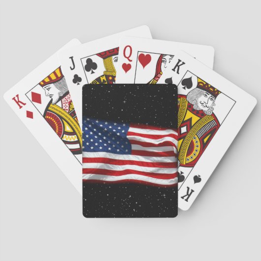 星条旗米国愛国国旗 トランプ (裏面)