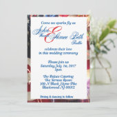 星条旗赤白青 招待状 (スタンド正面)