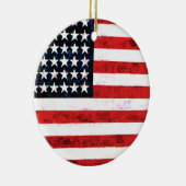 星条旗 – アメリカ国旗 セラミックオーナメント (右)