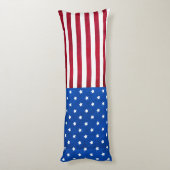 星条旗 – アメリカ国旗 ボディピロー (裏面 (縦))
