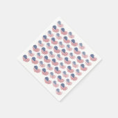 星条旗 アメリカ国旗 愛国心 スタンダードカクテルナプキン (角)