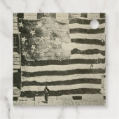 星条旗 アメリカ軍 戦闘旗 フェイバータグ (裏面)