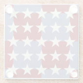 星条旗 ガラスコースター (裏面)