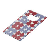 星条旗 クレジットカード栓抜き (正面アングル)