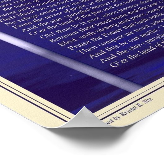 星条旗 ポスター (角)