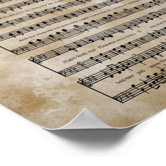 星条旗 ポスター (角)