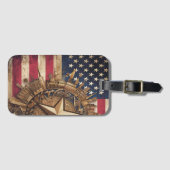 星条旗 ラゲッジタグ (正面横)