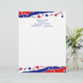 星条旗 レターヘッド (スタンド正面)