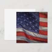 星条旗 招待状 (正面/裏面)