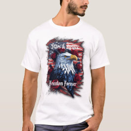 星条旗 自由の鷲 アメリカ国旗 Tシャツ