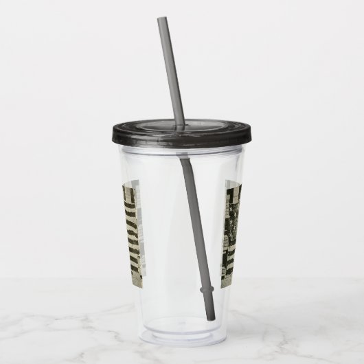 星条旗:表示のアメリカ国旗 アクリルタンブラー (左)