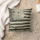 星条旗：表示のアメリカ国旗 クッション (ブランケット)