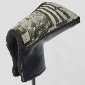 星条旗：表示のアメリカ国旗 ゴルフヘッドカバー (3/4 正面)