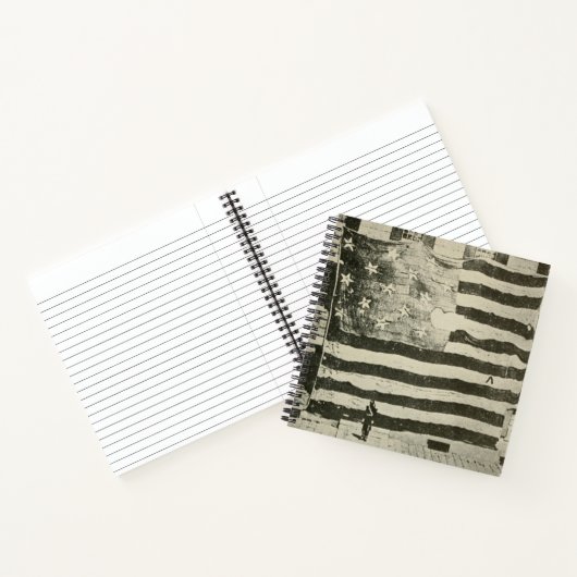 星条旗:表示のアメリカ国旗 ノートブック (内部)