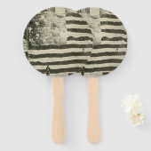 星条旗:表示のアメリカ国旗 ハンドファン (正面&裏面)