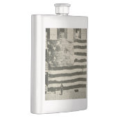 星条旗:表示のアメリカ国旗 フラスク (右)