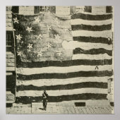 星条旗：表示のアメリカ国旗 ポスター (正面)