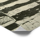 星条旗：表示のアメリカ国旗 ポスター (角)