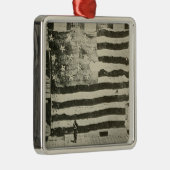 星条旗:表示のアメリカ国旗 メタルオーナメント (右)