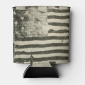 星条旗:表示のアメリカ国旗 缶クーラー (正面)