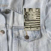 星条旗:表示のアメリカ国旗 缶バッジ (インサイチュ)